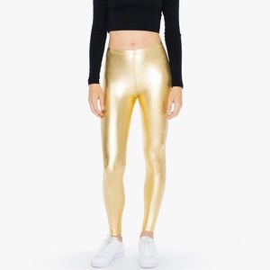 American Apparel Metallic Legging